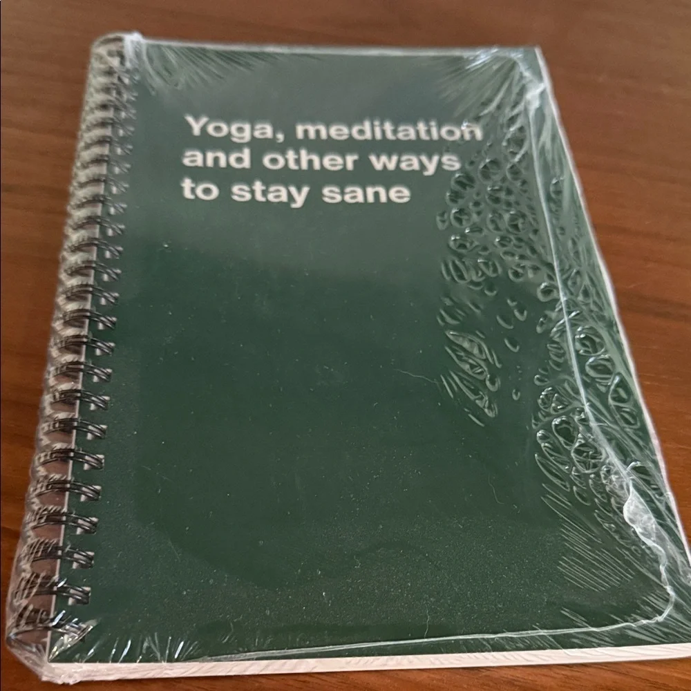 Yoga Meditation Wellness Journal Spiral Notebook Mindfulness Gift